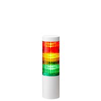 lr6-302wjnw-ryg Patlite LR6 Series Coloured Signal Tower, 3 Lights, 24 V dc, Direct Mount