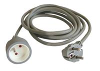 296-393 RS PRO Type E - French Extension Lead, 250 V