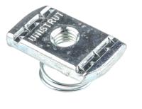 p-4007-m8 Unistrut Channel Nut, M8, Nut Base Dimensions 21 x 41mm, Steel, 0.03kg