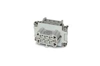 c146-10b006-102-1 Amphenol Industrial Heavy Duty Power Connector Insert, 16A, Female, Heavy Mate C146 Series, 6+PE Contacts