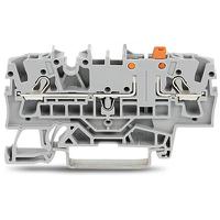2002-1674 WAGO  TOPJOB S Series Blue, 2.5mm², 1-Level, Push In Termination, ATEX, CSA, IECEx