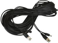 tvac40120 ABUS CCTV Cable for use with All Cameras with BNC jack (female) and Voltage connection (male)