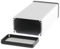 1455k1601 Hammond 1455 Series Silver Anodised Aluminium Enclosure, IP54, Silver Anodized Lid, 160 x 78 x 43mm