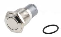 811-8376 RS PRO Push Button Switch, Latching, Panel Mount, 16mm Cutout, SPDT, 250V ac, IP65, IP67