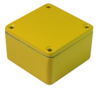 rtm500616-yel CAMDENBOSS 5000 Series Yellow Die Cast Aluminium Enclosure, IP54, Yellow Lid, 192 x 112 x 61mm