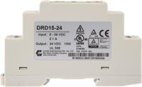 drd15-24 Chinfa DRD15 DC-DC Converter, 24V dc/ 630mA Output, 9 → 36 V dc Input, 15W, DIN Rail Mount, +71°C Max Temp -40°C