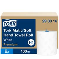 290016 Tork Matic Rolled White Paper Towel, 190 x 190mm, 2-Ply, 408 Sheets