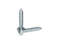 287-4071 RS PRO Bright Zinc Plated Steel Pan Head Self Tapping Screw, N°4 x 5/8in Long 16mm Long
