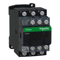 lc1d186bls207 Schneider Electric TeSys D LC1D Contactor, 24 V dc Coil, 3-Pole, 18 A, 10 kW, 3NO