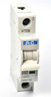 embh150 Eaton MEMShield EMBH MCB Mini Circuit Breaker 1P, 50 A, 10 kA, Curve B