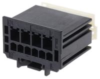 31372-1000 Molex, Stac64 Automotive Connector Socket Black, White 10 Way
