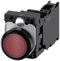 3su1102-0ab20-3fa0 Siemens SIRIUS ACT 3SU11 Series Illuminated Push Button Complete Unit, 22mm Cutout, SPST, IP66, IP67, IP69(IP69K)