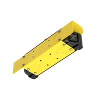 stbvp6-rb1e02 Banner 1 Button Safety Two Hand Control Switch, Black, Yellow, STB Series
