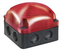 85312060 Werma BWM 853 Series Red Flashing Beacon, 115 → 230 V ac, Surface Mount, Wall Mount, LED Bulb, IP66, IP67