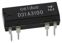 d31a3100 Celduc PCB Mount Reed Relay, 5V dc Coil, SPST, 100V dc Max, 500Ω