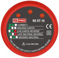 136-5738 RS PRO, Model RS ST10 Socket Tester 11mA 230V ac RS Calibration