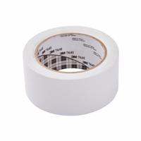 7000144707 3M 764 White PVC 1296in Vinyl Tape, 0.125mm Thickness "None"