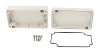 1554cgy Hammond 1554 Series Grey ABS Enclosure, IP66, Grey Lid, 120 x 65 x 40.5mm