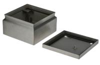 144-1348 RS PRO Steel Junction Box, IP66, 150 x 150 x 80mm
