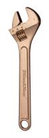 nsb001-250 Bahco Adjustable Spanner, 250 mm Overall, 30mm Jaw Capacity, Metal Handle, Non-Sparking