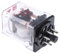 348-778 RS PRO Plug In Power Relay, 115V ac Coil, 10A Switching Current, DPDT