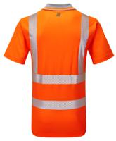 lfe924-nb-5xl PULSAR LFE901 Orange Men Hi Vis Polo Shirt, 5XLin