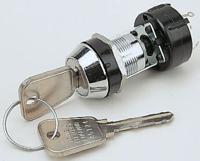 ck-6014 Lorlin Key Switch, 150 mA @ 250 V ac 3-Way Flat-Key