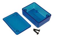 1551gtbu Hammond 1551 Series Blue ABS Enclosure, IP54, Blue Lid, 50 x 35 x 20mm