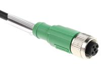 1500868 Phoenix Contact Male 4 way Threaded to Female 4 way M12 Sensor Actuator Cable, 1.5 m