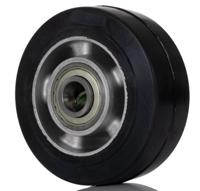iep125x50-20 Tente Black Rubber Corrosion Resistant, Vulcanized Trolley Wheel, 600kg