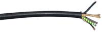 19433f-bk003 Alpha Wire Alpha Essentials Cords & Cord Sets SJT 2.08 mm² 3 Core Power Cable, Black PVC, 76m