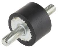 162-3238 RS PRO M8 Anti Vibration Mount, Male to Male Bobbin with 59kg Compression Load