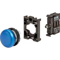 132611-m22-l-b-led230-bvp Eaton, Blue LED Indicator, 22.5mm Cutout, IP67, IP69K, Round, 230V ac