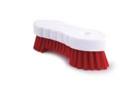 178-7659 RS PRO Soft/Hard Bristle Red Scrubbing Brush, PET bristle material