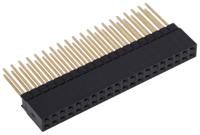 m20-6102045 HARWIN Straight Through Hole Mount PCB Socket, 40-Contact, 2-Row, 2.54mm Pitch, Solder Termination