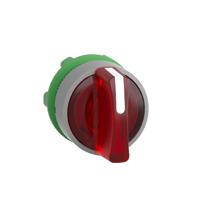zb5ak1843c0 Schneider Electric ZB5 Series 3 Position Selector Switch Head, 22mm Cutout, Red Handle
