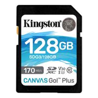 sdg3128gb Kingston 128 GB SDXC SD Card, A2, Class 10, U3, UHS-I, V30