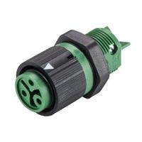 4603150557 Wieland RST MINI Series Connector, 3-Pole, Female, 3-Way, Push-In, 16A, IP66, IP68, IP69