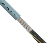 827-4164 RS PRO Control Cable, 5 Cores 1 mm² 17 AWG, 50 m, Screened Stranded, Grey Polyvinyl Chloride Sheath