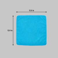 1820579 Rubbermaid Commercial Products HYGEN MF R-40 Cloth Blue Microfibre Cloths for Wet/Dry, Case of 24