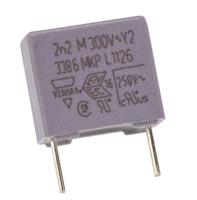 bfc233860222 Vishay MKP 338 Polypropylene Film Capacitor, 300V ac, ±20%, 2.2nF, Through Hole