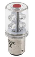 211-207 RS PRO Red, BA15d 230 V ac