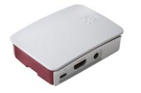tzt-241-aaa-01 Raspberry Pi Plastic  Case for use with Raspberry Pi 2B, Raspberry Pi 3B, Raspberry Pi 3B+ in Red, White