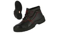 7206-39 NITRAS SAFETY 7206 Black Steel Toe Capped Unisex Safety Boots, UK 6, EU 39