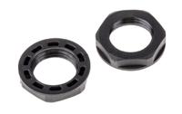 822-9717 RS PRO Black Nylon 66 Cable Gland Locknut, PG9 Thread, IP68