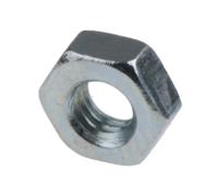 198-318 RS PRO, Bright Zinc Plated Steel Hex Nut, DIN 934, M3