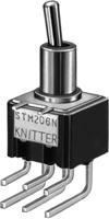 stm-206-p-ra KNITTER-SWITCH Toggle Switch, PCB Mount, On-Off-On, DPDT, Through Hole Terminal