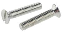 553-942 RS PRO Slot M5 Countersunk Steel Machine Screws DIN 963 x 25.0mm