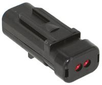776428-3 TE Connectivity, AMPSEAL 16 Automotive Connector Socket Black Cable Mount 2 Way, Crimp Termination