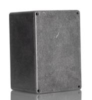 1550k Hammond 1550 Series Natural Die Cast Aluminium Enclosure, IP54, Natural Lid, 140 x 102 x 77mm